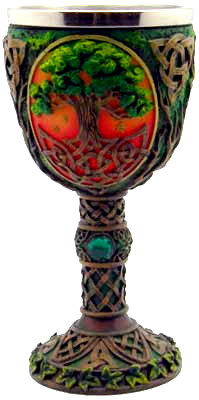 tree of life chalice wiccan gift