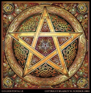 What is wicca - pentacle